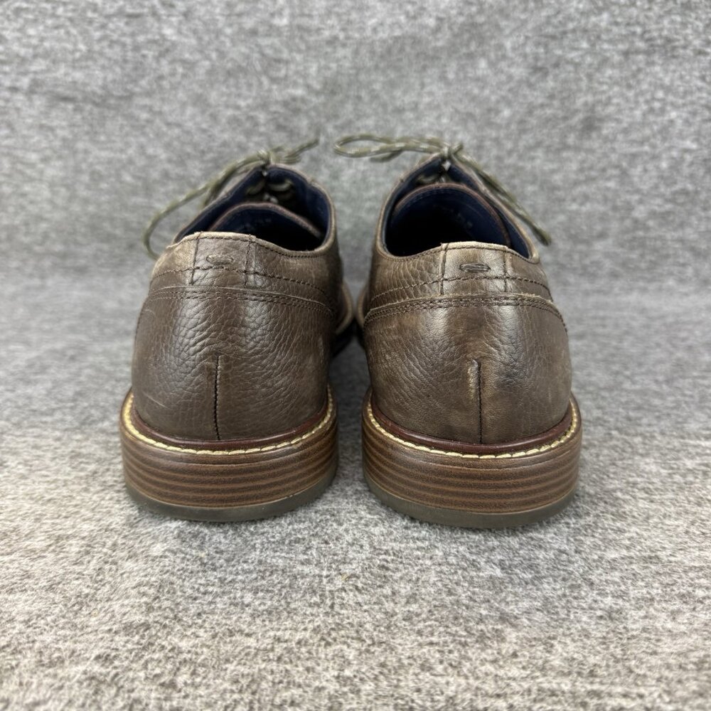 ✅Mens 8.5M Cole Haan Oxford Shoe Brown Leather Midland Lug Plain Toe Casual Shoe - Picture 7 of 10